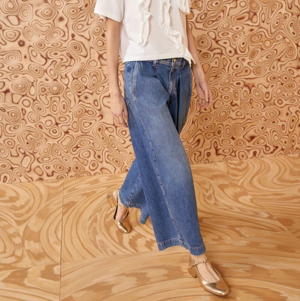 Ulla Johnson - The April Jean Blue Wide Leg